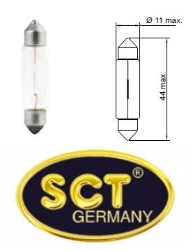 Лампа накаливания C5W 12V 5W (209579) SCT 209579 (SCT: 209579)