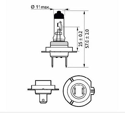 Лампа накаливания (PHILIPS: 12972XV+S2)