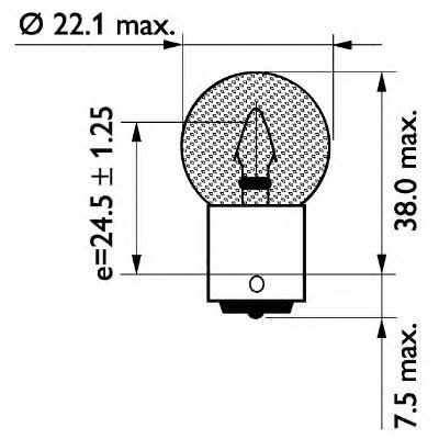 Лампа накаливания (PHILIPS: 13401CP)