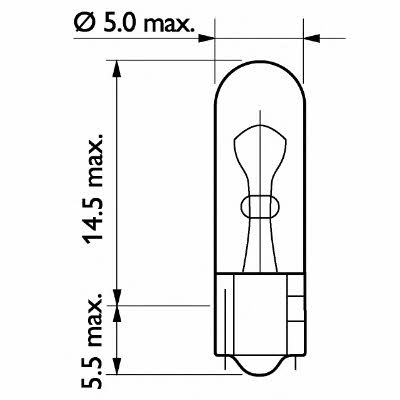 Лампа накаливания (PHILIPS: 13974CP)