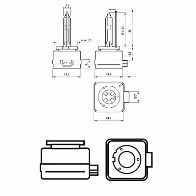 Лампа накаливания (PHILIPS: 42403VIS1)