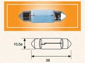 Лампа накаливания C10W 12V 10W (C10W12) Magneti marelli C10W 12 (MAGNETI MARELLI: C10W 12)