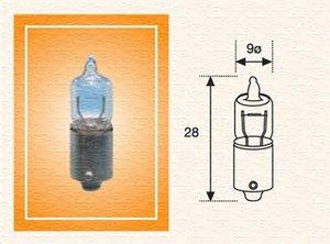 Лампа накаливания H6W 12V 6W (H6W12) Magneti marelli H6W 12 (MAGNETI MARELLI: H6W 12)