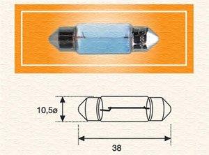 MAGNETI MARELLI C5W 24V Автолампа пальчиковая (38мм) (C5W24) Magneti marelli C5W 24 (MAGNETI MARELLI: C5W 24)