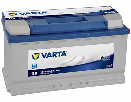 Аккумулятор Varta Blue Dynamic G3 (95 А/h), 800А R+ (595 402 080) (VARTA: 595402080)