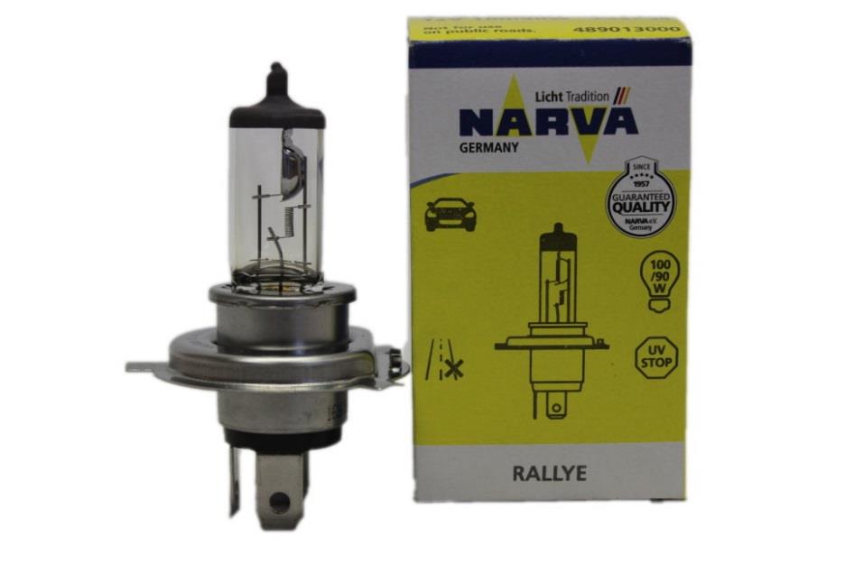 Лампа галогенная Narva RALLYE FOR Off-Road H4 12V 130/100W (489513000) Narva 489513000 (NARVA: 489513000)