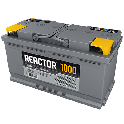 Аккумулятор AKOM Reactor 6CT-100 Евро (100 A/h), 1000A R+ (AKOM: 6СТ-100VL 0 REACTOR)