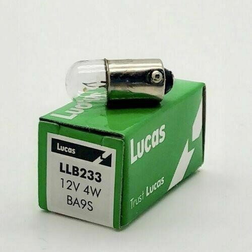 Лампа накаливания T4W 12V 4W (LLB233T) Lucas Electrical LLB233T (LUCAS ELECTRICAL: LLB233T)