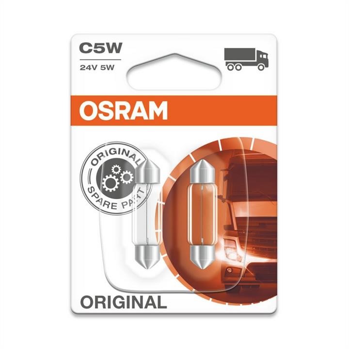 Лампа накаливания C5W 24V 5W (6423BLI2) Osram 6423-BLI2 (OSRAM: 6423-BLI2)