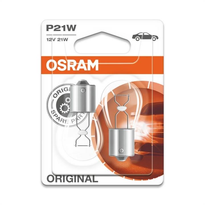 Лампа накаливания P21W 12V 21W (7506BLI2) Osram 7506-BLI2 (OSRAM: 7506-BLI2)