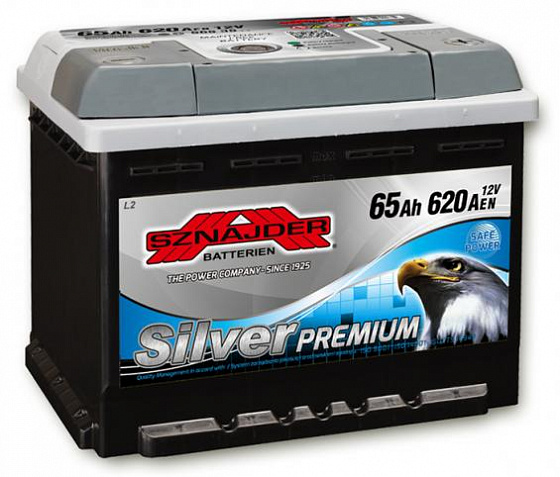 Аккумулятор Sznajder Silver Premium (65 A/h), 620A R+ (Sznajder: 56535)