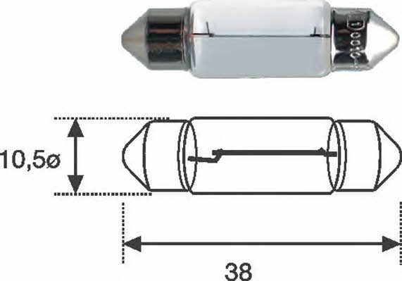 Лампа накаливания (MAGNETI MARELLI: 009461100000)