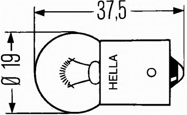 Лампа накаливания (HELLA: 8GA 002 071-121)