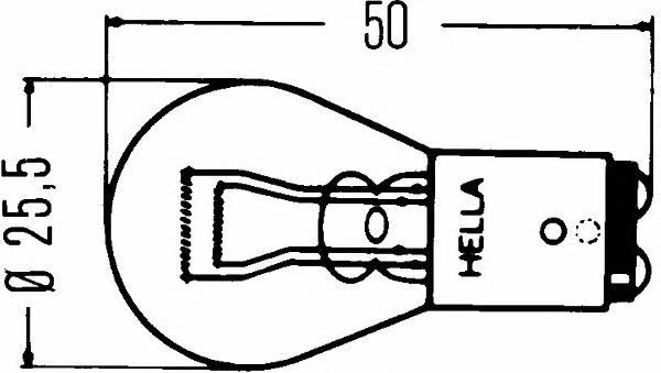 Лампа накаливания (HELLA: 8GD 002 078-011)