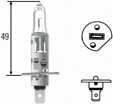 Лампа накаливания (8GH002089531) Hella 8GH 002 089-531 (HELLA: 8GH 002 089-531)