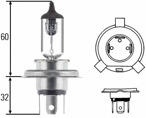 Лампа накаливания (HELLA: 8GJ 002 525-131)