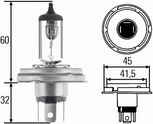 Лампа накаливания (HELLA: 8GJ 004 173-121)