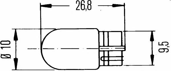 Лампа накаливания (HELLA: 8GP 003 594-121)