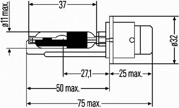 Лампа накаливания (HELLA: 8GS 007 001-121)