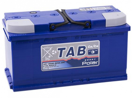 Аккумулятор TAB Polar Blue (100 A/h), 900А R+ (TAB: 121100)