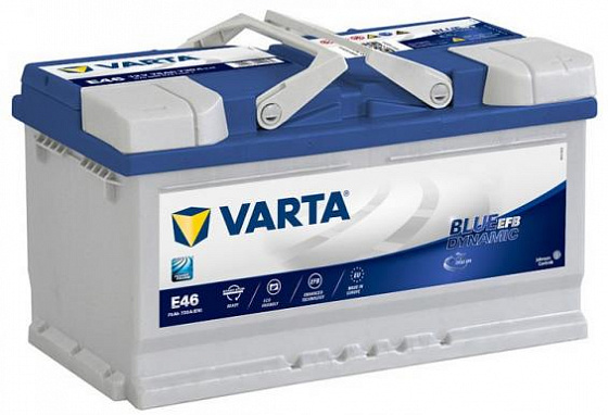 Аккумулятор Varta Blue Dynamic EFB E46 (75 А/h), 730А R+ (575 500 073) (VARTA: 575500073)