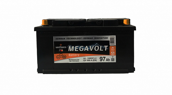 Аккумулятор Senfineco Megavolt 12V R+ (97 А/h) (MegaVolt: 1288R97-L5)