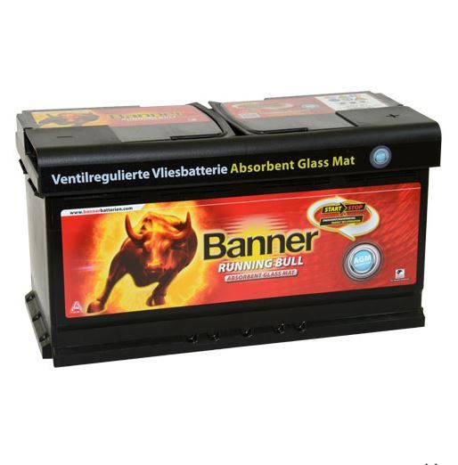 Аккумулятор Banner Running Bull AGM 59501 (95 A/h), 850А R+ (Banner: 59501)