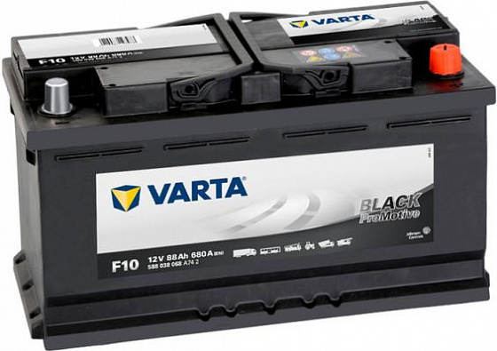 Аккумулятор Varta Promotive Black F10 (88 А/h), 680А R+ (566 047 051) (VARTA: 566047051)