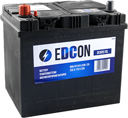 Аккумулятор Edcon (60 A/h), 510A R+ (DC60510L) (Edcon: DC60510L)