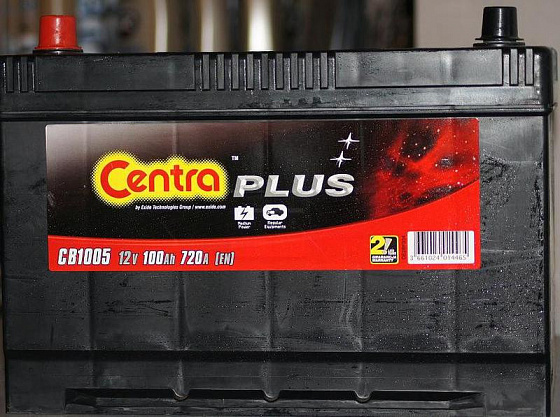 Аккумулятор Centra Plus CB1005 (100 А/ч), 720A L+ (CENTRA: CB1005)