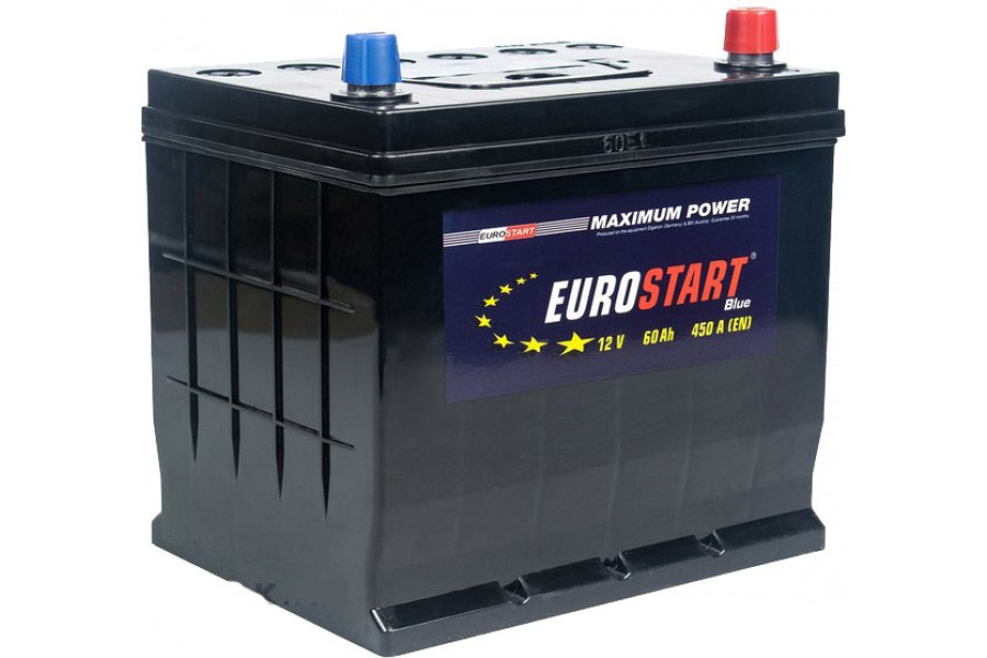 Аккумулятор EUROSTART Blue ASIA (60 A/h), 450A L+ (Eurostart: 2000000212909)