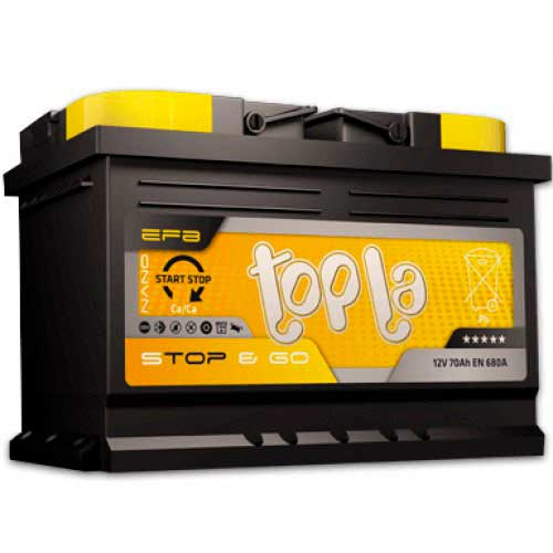 Аккумулятор Topla EFB Stop & Go (70 A/h), 680A R+ (Topla: 112070)