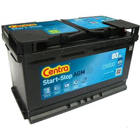 Аккумулятор Сentra Start-Stop AGM CK800 (80 A/h), 800A R+ (EXIDE: CK800)