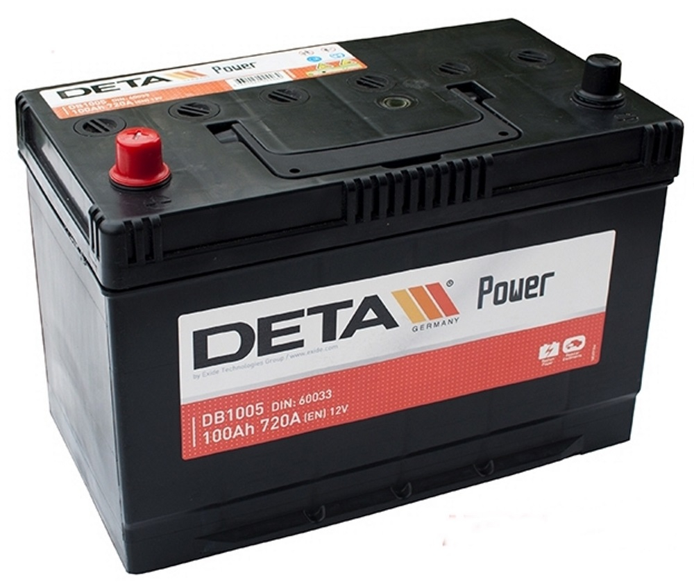 Аккумулятор Deta  Power DB1004 (100 А/ч) (DETA: DB1004)