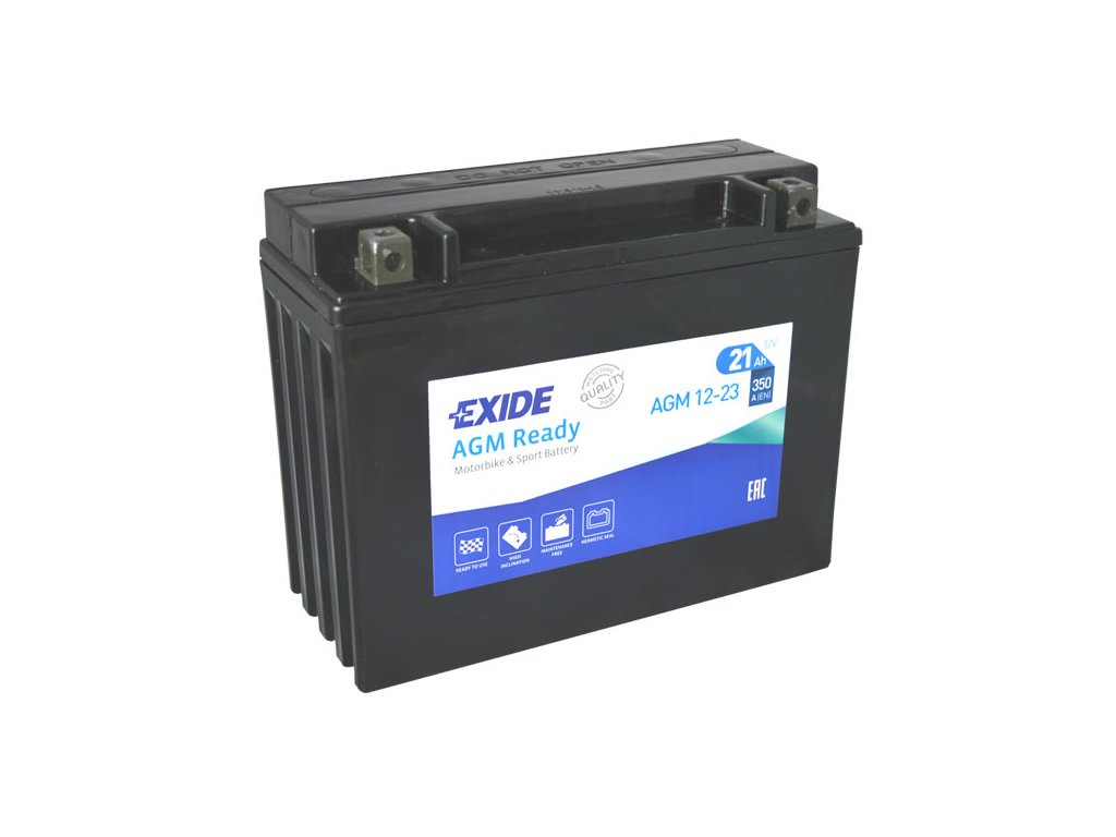 Аккумулятор Exide AGM12-23 (21 A/h), 350A R+ (EXIDE: AGM1223)