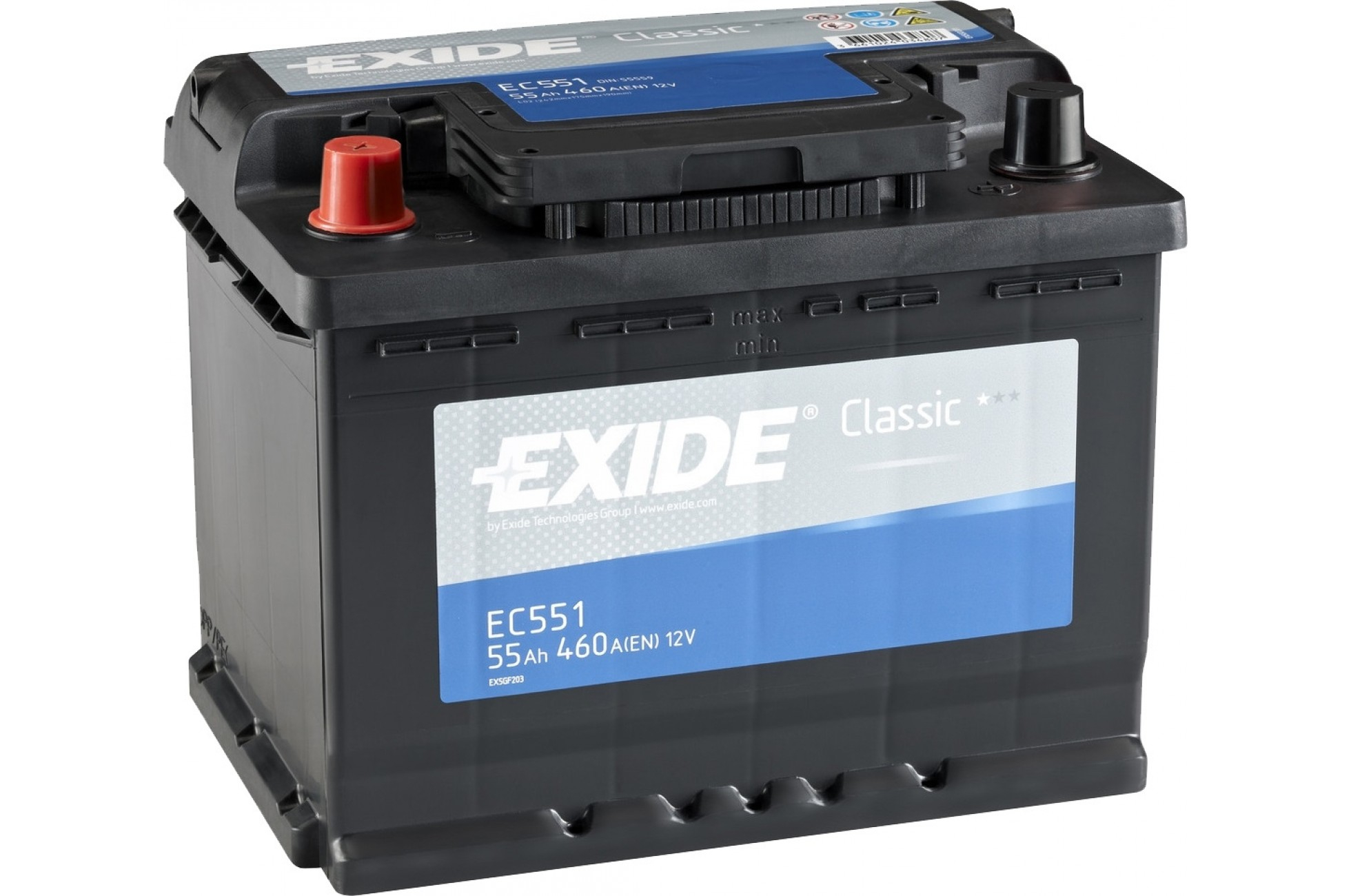 Аккумулятор (EXIDE: EC551)