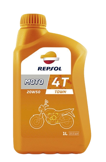 Моторное масло Repsol Moto Town 4T 20W50, 1л (Repsol: RP169Q51)