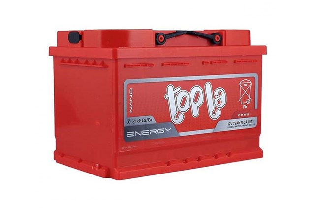 Аккумулятор Topla Energy (75 A/h), 750A R+ (Topla: 108275)