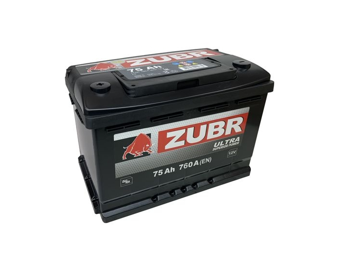 Аккумулятор Zubr Ultra (75 A/h), 760А R+ (Zubr: 4815156001728)